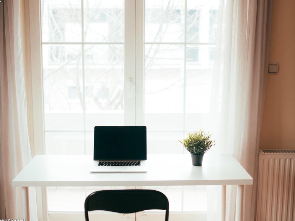 A calm home office